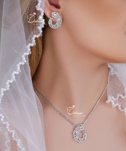 💍نیمست جواهری لوکس و زیبا نقره عیار ۹۲۵(N_4040)