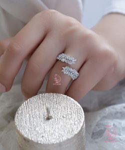 💍انگشتر جواهری خاص و زیبا؛ نقره عیار ۹۲۵(R_1174)