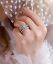 ‌‌ ‌💎حلقه و پشت حلقه جواهری با نگینهای زیرکونیا اتریشی نقره عیار ۹۲۵ با روکش طلا سفید ‌‌‌‌‌‌‌‌‌‌و طراحی جواهر منحصر به فرد و سفارشی در نقره و داخل رکاب ها رزگلد ‌‌