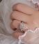 💍انگشتر سولیتر جواهری طراحی Verragio نگین Round-cut ؛ با طراحی خاص و زیبا نقره عیار 925 با روکش طلا سفید‌‌‌‌‌‌‌ ‌‌و داخل رکاب رزگلد(R_1006)