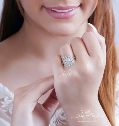 💍انگشتر جواهری ؛ نقره عیار ۹۲۵(R_1106)