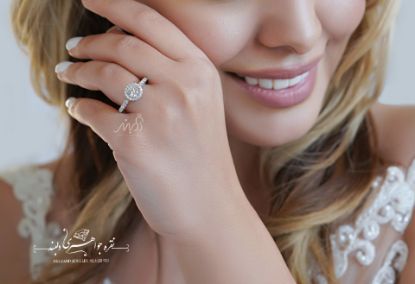 💍انگشتر جواهری سولیتر Round-cut مدل Verragio ؛ با طراحی خاص و زیبا نقره عیار ۹۲۵ (R_1110)