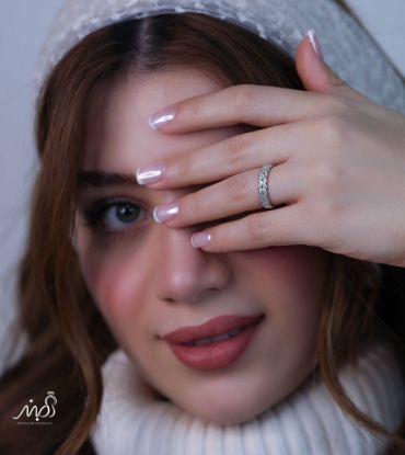 💍انگشتر جواهري خاص و زیبا؛ نقره عیار ۹۲۵(R_1220)
