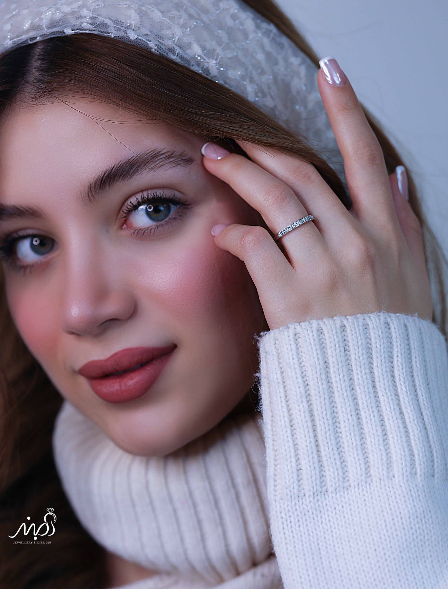 💍انگشتر جواهري خاص و زیبا؛ نقره عیار 925(R_1223)
