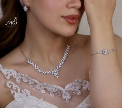 💍سرويس جواهری خاص و زيبا(گردنبند ، گوشواره ، دستبند و انگشتر) (S_6037)‌‌‌‌‌‌ ‌	