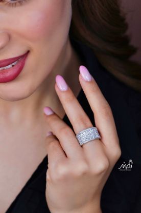 💍انگشتر جواهري لاکچری خاص و زیبا؛ نقره عیار ۹۲۵(R_1242)	