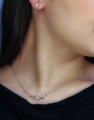 💍نیم ست جواهری جذاب خاص و زیبا ، نقره عیار ۹۲۵(N_4324)