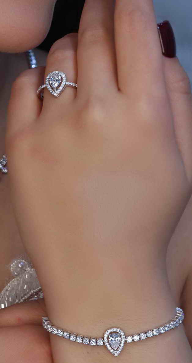 💍سرويس جواهری لاکچري خاص و زيبا(گردنبند ، گوشواره ، دستبند) (S_6030)‌‌‌‌‌‌ ‌