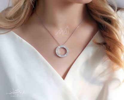 💍گردنبند پرطرفدار کارتیه ؛ طراحی زیبا و خاص نقره عیار ۹۲۵ با روکش نقره ای(G_3105)