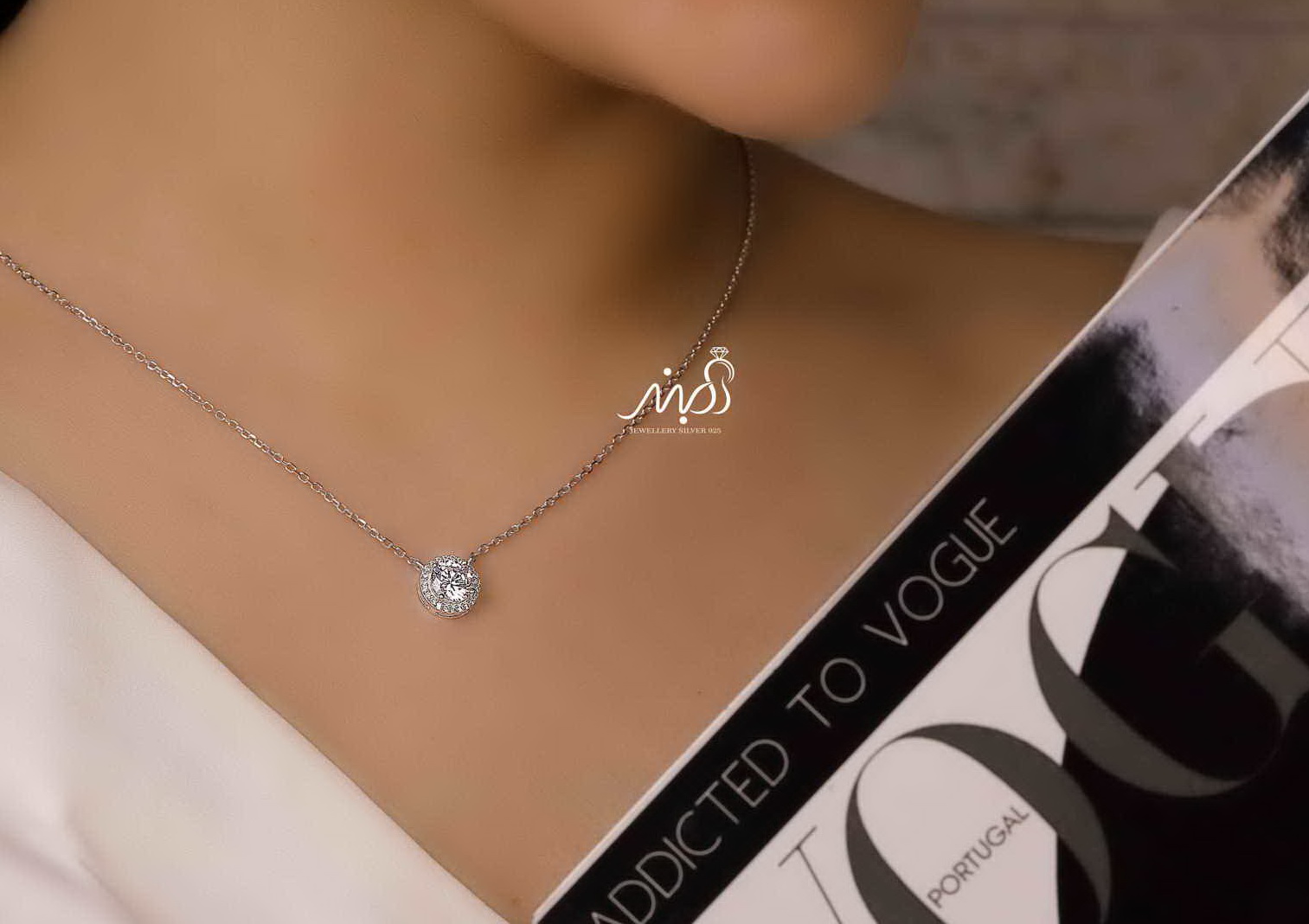 💍گردنبند خاص و زیبا ، نقره عیار ۹۲۵ (G_3159)‌‌‌‌‌‌