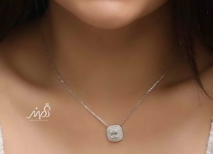 💍گردنبند جواهري خاص و زیبا ، نقره عیار ۹۲۵ (G_3188)‌‌‌‌‌‌