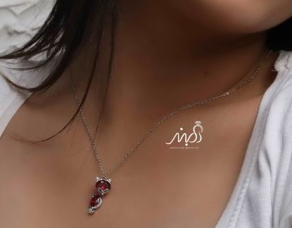 💍گردنبند روباه خاص و زیبا ، نقره عیار ۹۲۵ (G_3202)‌‌‌‌‌‌
