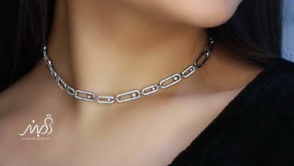 💍گردنبند مسیکا تیفانی خاص و زیبا ، نقره عیار 925 (G_3207)‌‌‌‌‌‌