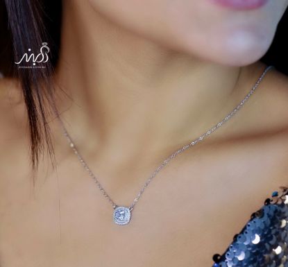 💍گردنبند جواهري خاص و زیبا ، نقره عیار 925 (G_3228)‌‌‌‌‌‌