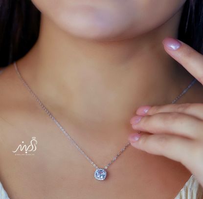 💍گردنبند جواهري خاص و زیبا ، نقره عیار 925 (G_3232)‌‌‌‌‌‌