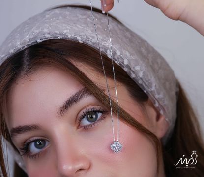💍گردنبند ونکلیف خاص و زیبا ، نقره عیار ۹۲۵ (G_3250)‌‌‌‌‌‌