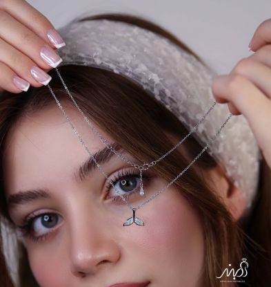 💍گردنبند جواهري خاص و زیبا ، نقره عیار ۹۲۵ (G_3249