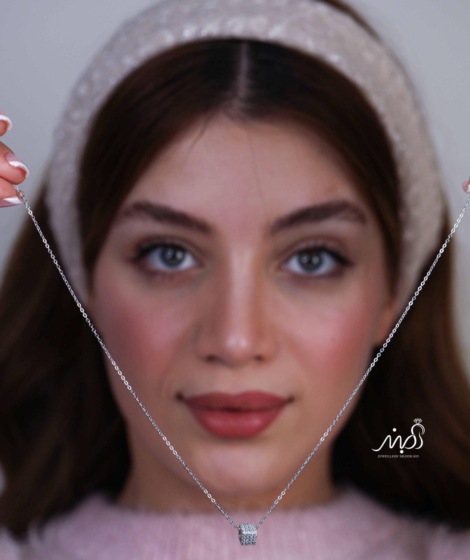 💍گردنبند جواهری ، خاص و زیبا ، نقره عیار ۹۲۵ (G_3253