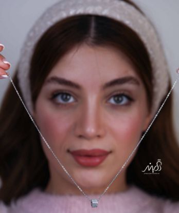 💍گردنبند جواهری ، خاص و زیبا ، نقره عیار ۹۲۵ (G_3253