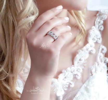 💍انگشتر جواهری کارتیر؛ خاص و زیبا نقره عیار 925(R_1119)