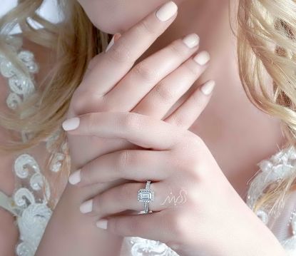 💍انگشتر جواهری امرالد؛ خاص و زیبا نقره عیار 925(R_1132)