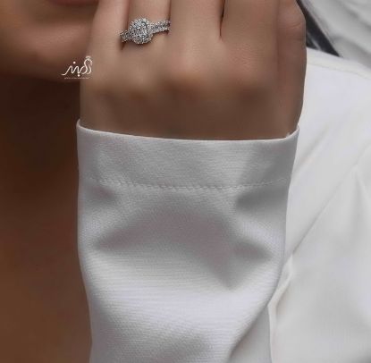 💍انگشتر جواهری خاص و زیبا؛ نقره عیار 925(R_1171)