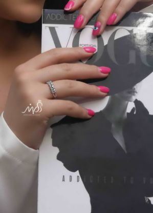 💍انگشتر برگ  خاص و زیبا؛ نقره عیار 925(R_1175)