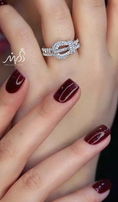 💍انگشتر جواهري لوکس کارتیر خاص و زیبا؛ نقره عیار 925(R_1187)