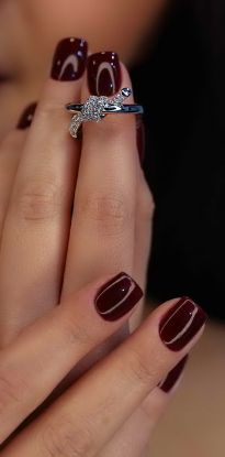 💍انگشتر جواهري لوکس خاص و زیبا؛ نقره عیار 925(R_1189)