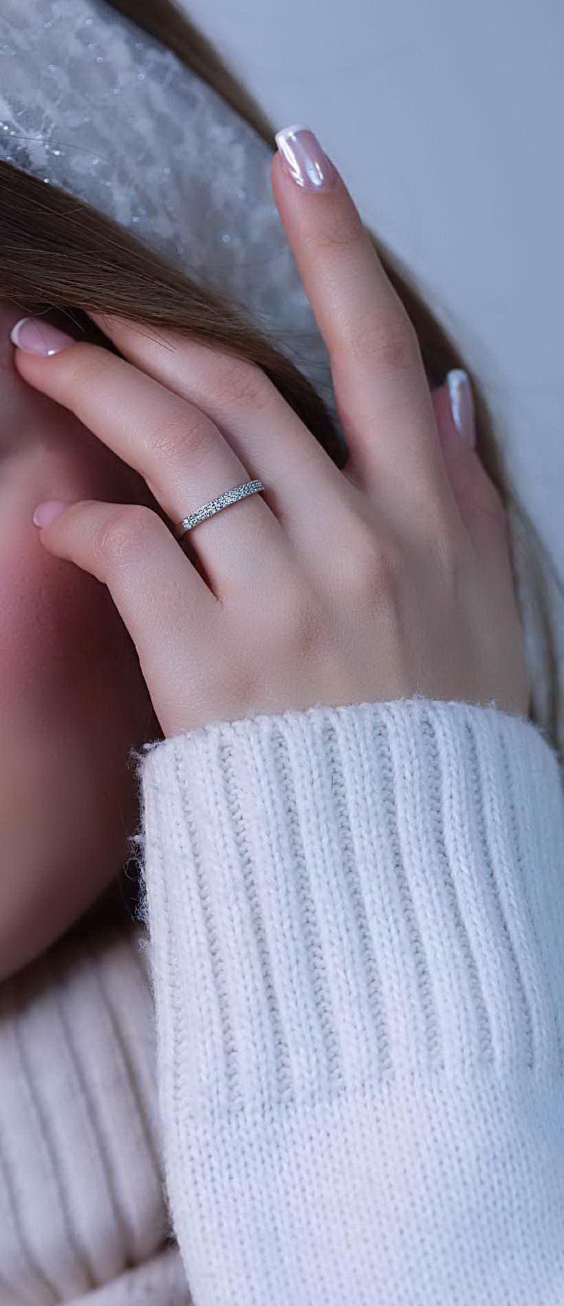 💍انگشتر جواهري خاص و زیبا؛ نقره عیار 925(R_1223)