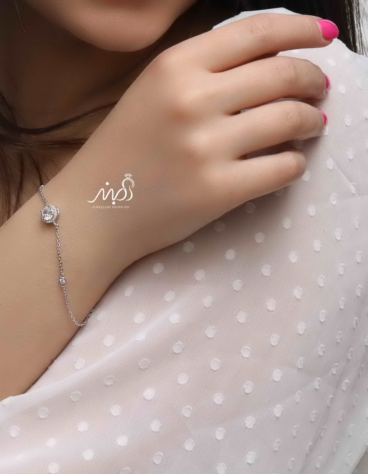 💍دستبندخاص و زیبا نقره عیار 925 (D_7095)