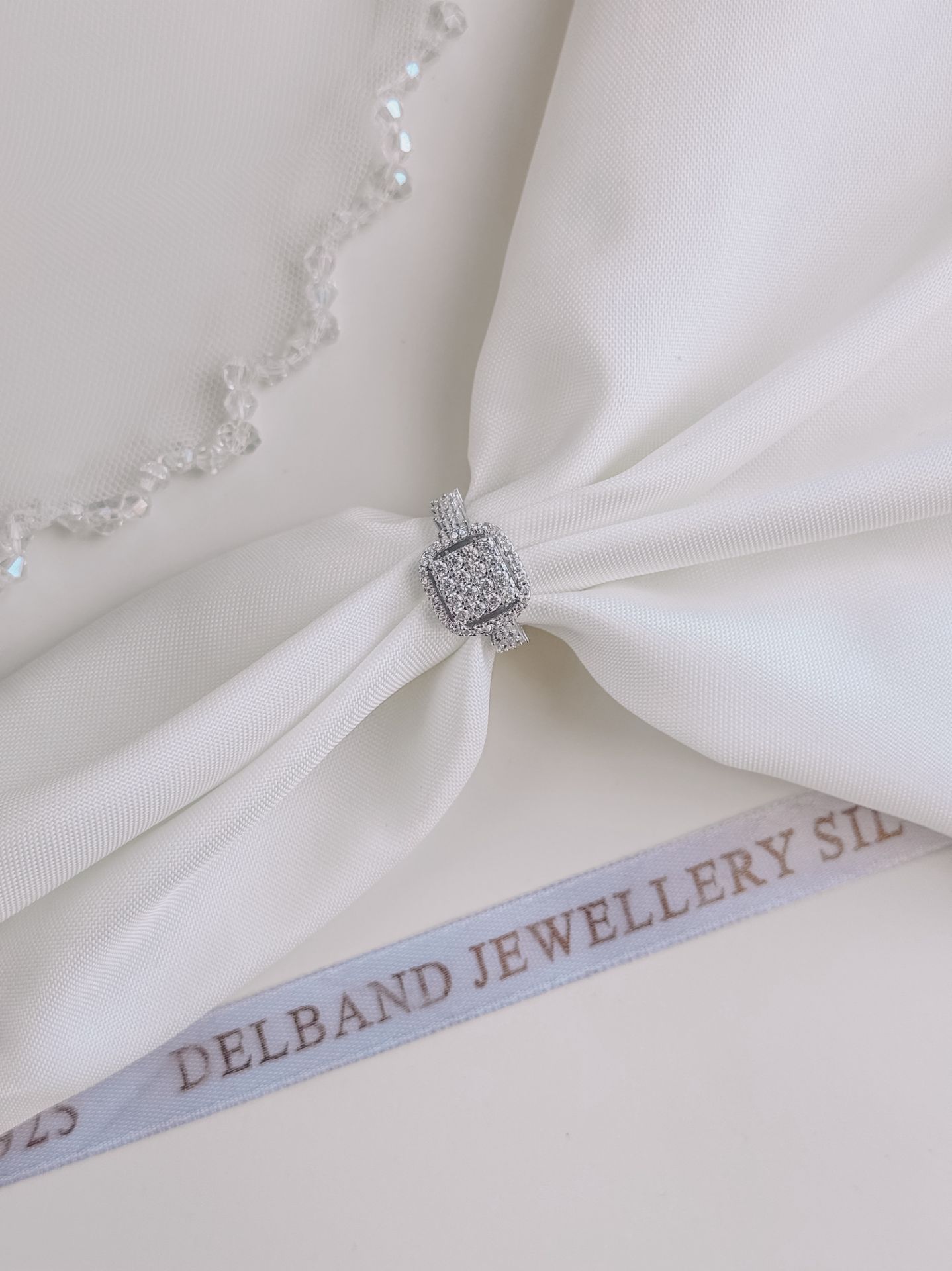 💍انگشتر جواهری خاص و زیبا؛ نقره عیار ۹۲۵(R_1163)	