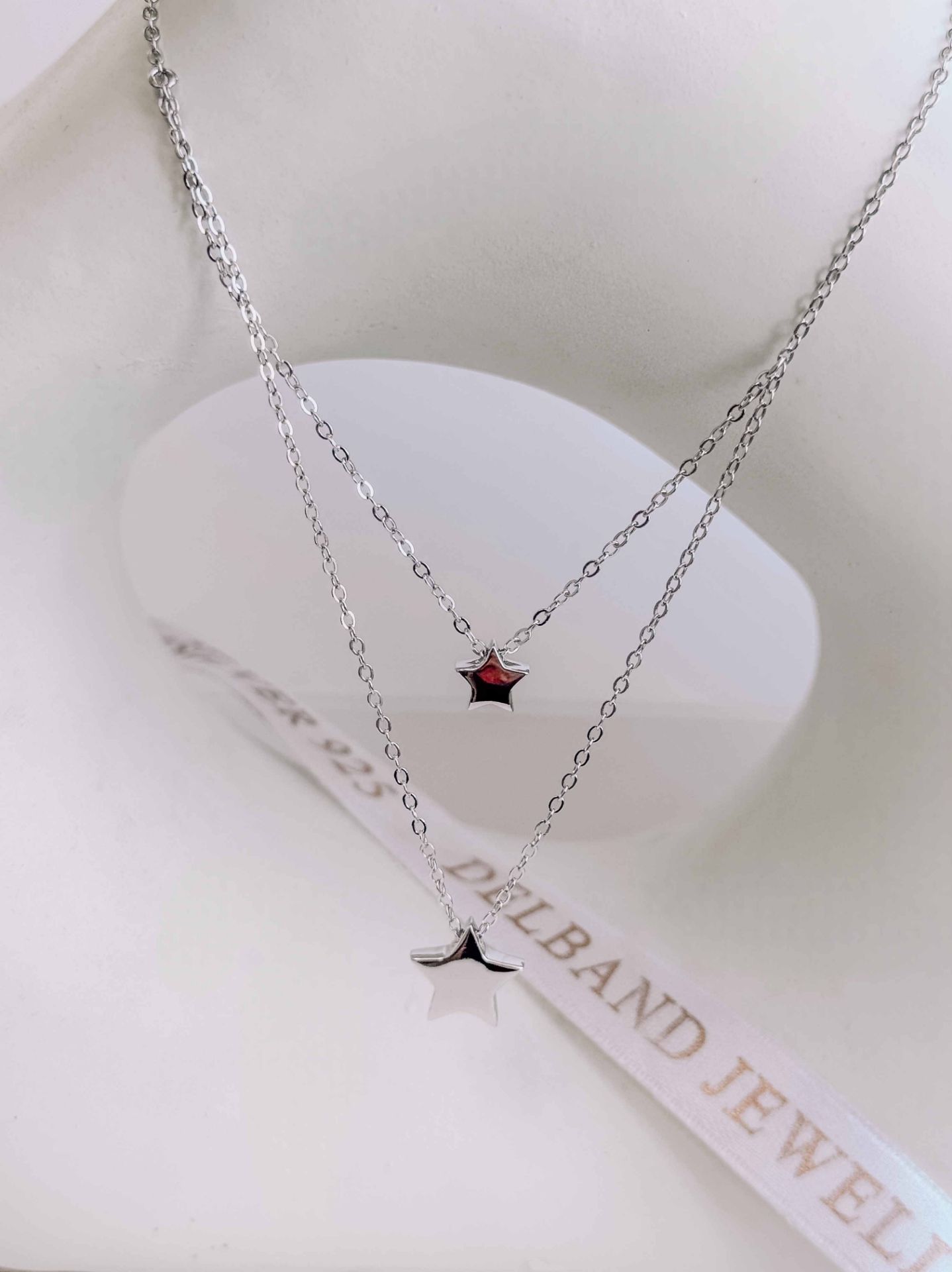 💍گردنبند ستاره خاص و زیبا نقره عیار ۹۲۵ (G_3143)	