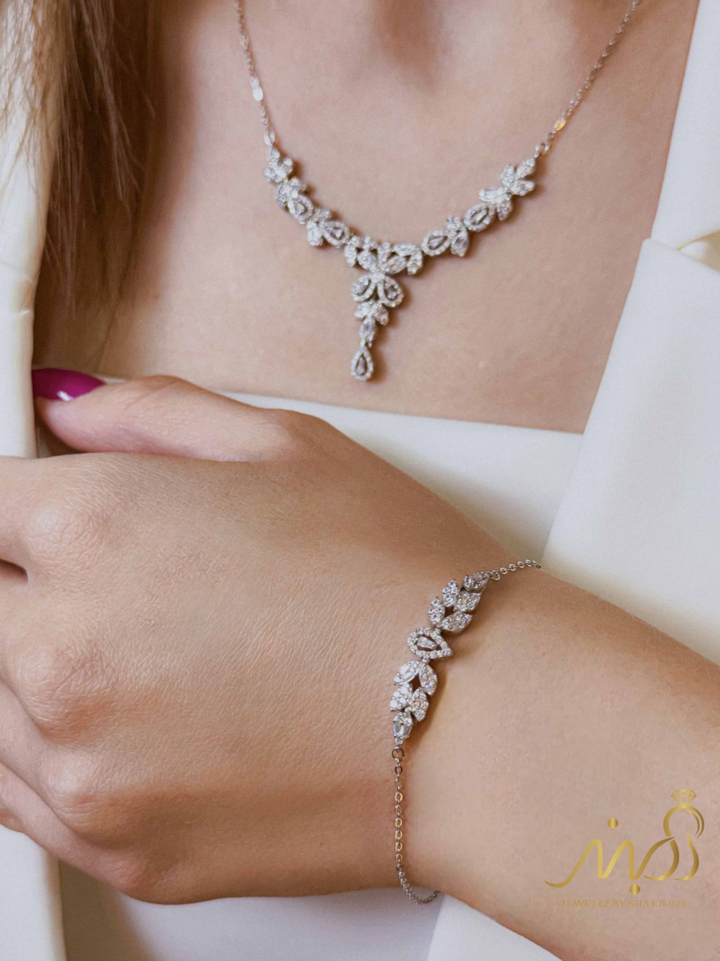 💍سرويس جواهری خاص(گردنبند ، گوشواره ، دستبند) (S_6028)‌‌‌‌‌‌ ‌	