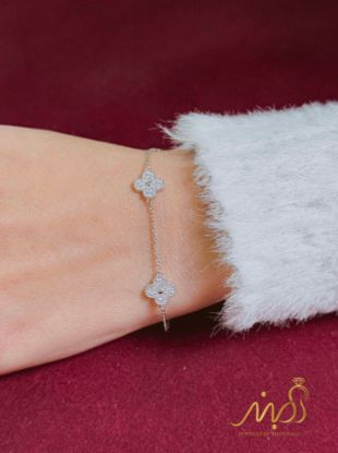 💍دستبند جواهری  ، نقره عیار 925 (D_7222)