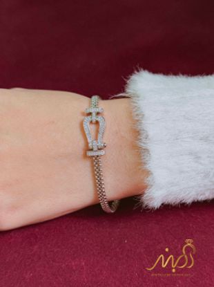 دستبند جواهری کارتیر  ، نقره عیار 925 (D_7223)