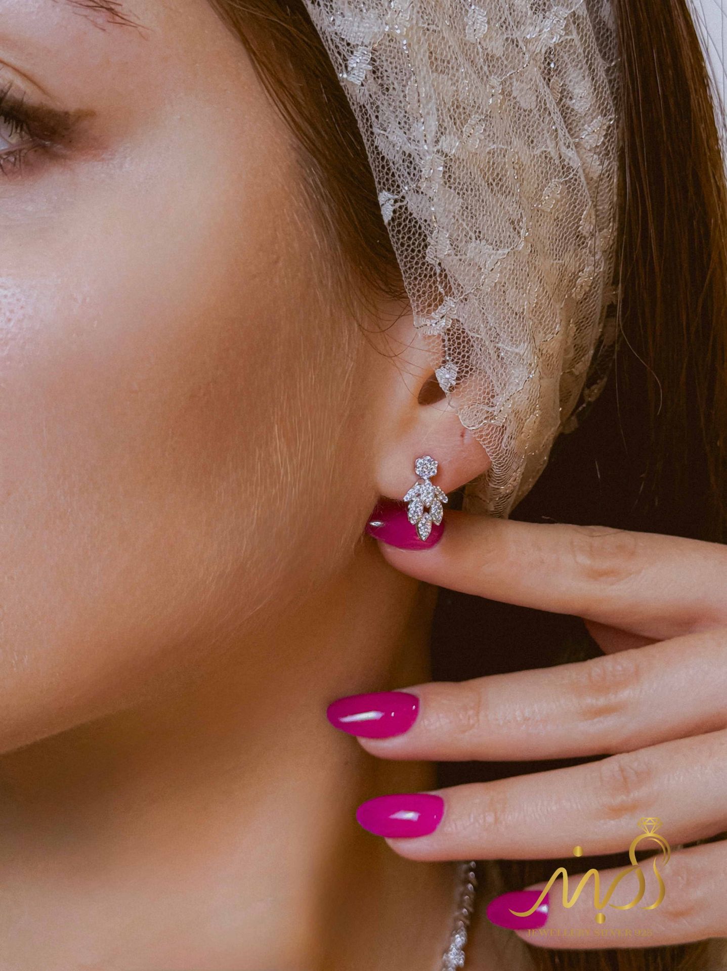 💍سرويس جواهری (گردنبند ، گوشواره ، دستبند ) نقره عیار 925 (S_6063)‌‌‌‌‌‌ ‌