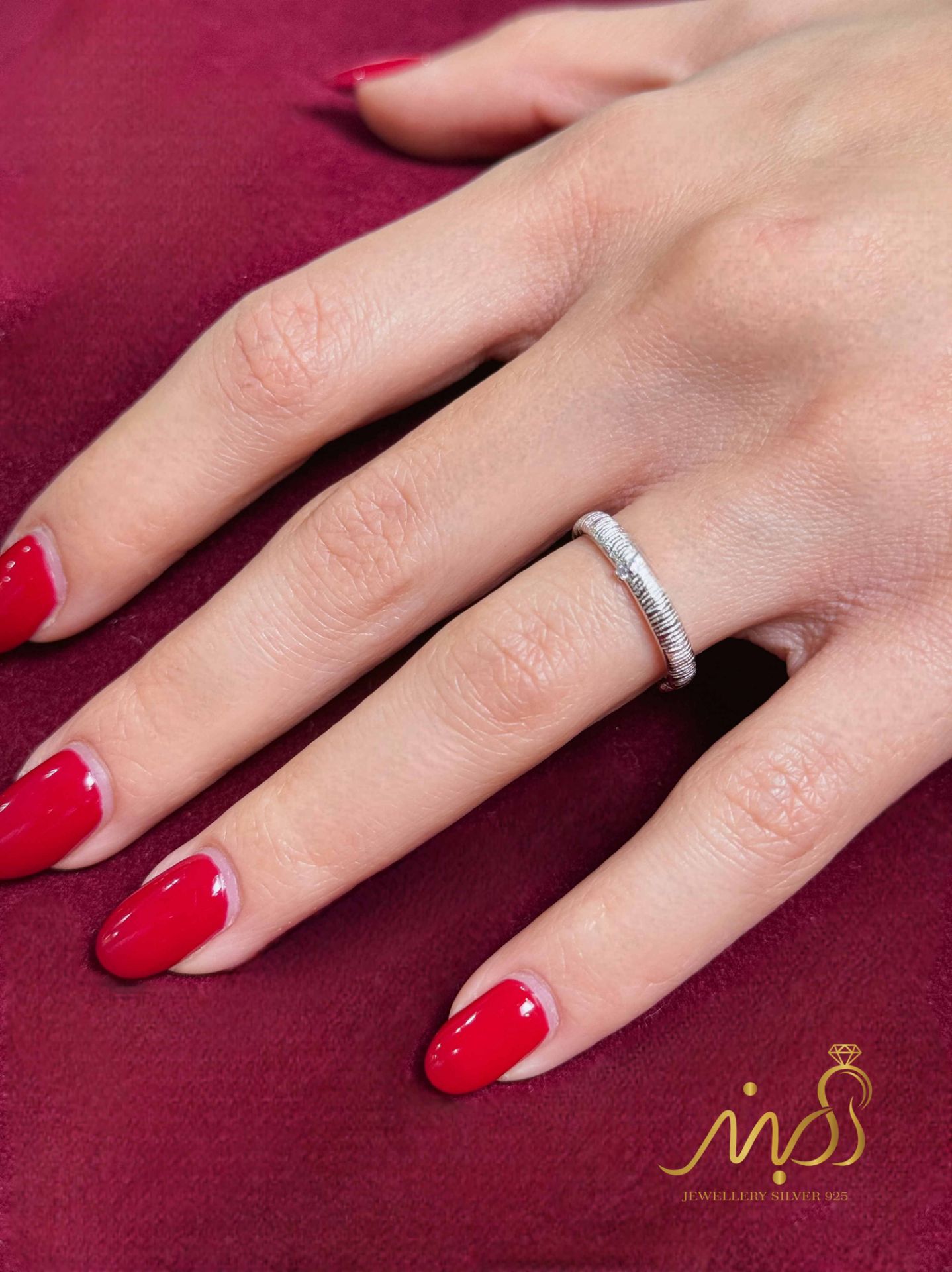 💍انگشتر جواهري ؛ نقره عیار ۹۲۵(R_1274)