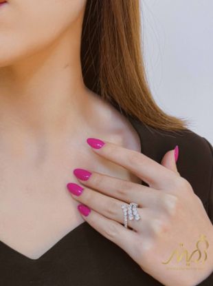 💍انگشتر جواهري  ؛ نقره عیار ۹۲۵(R_1320)