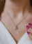 💍نیم ست جواهری (گردنبند و گوشواره)نقره عیار ۹۲۵(N_4414)